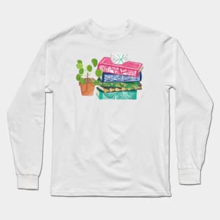 Books and plant Long Sleeve T-Shirt